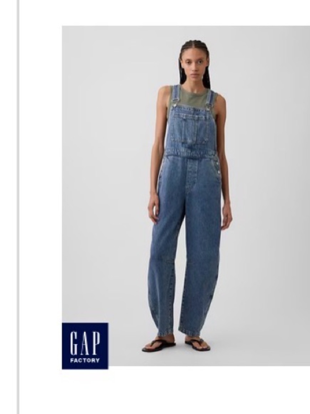 GAP Barrel Denim Overalls
